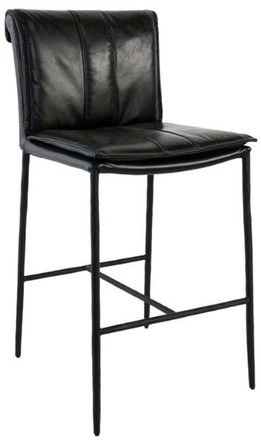 Classic Home Mayer Antique Black 26" Counter Stool-0