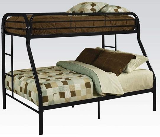ACME Furniture Tritan Black Twin/Full Bunk Bed
