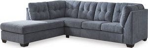 Signature Design by Ashley® Marleton 2-Piece Denim Sleeper Sectional with Chaise