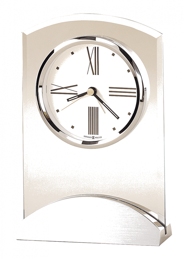 Howard Miller® Tribeca Silver Table Clock