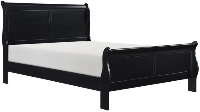 Homelegance® Mayville Black Full Sleigh Bed