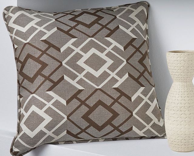 Signature Design by Ashley® Raymond Set of 4 Brown/Cream Pillows 1
