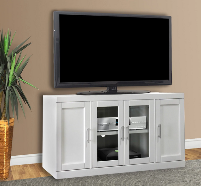 Parker House® Catalina 56" Cottage White TV Console 3