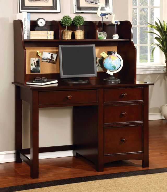 Furniture of America® Omnus Dark Walnut Desk 2