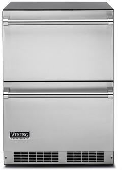 Viking® 5 Series 5.0 Cu. Ft. Stainless Steel Refrigerator Drawers-VDUI5241DSS