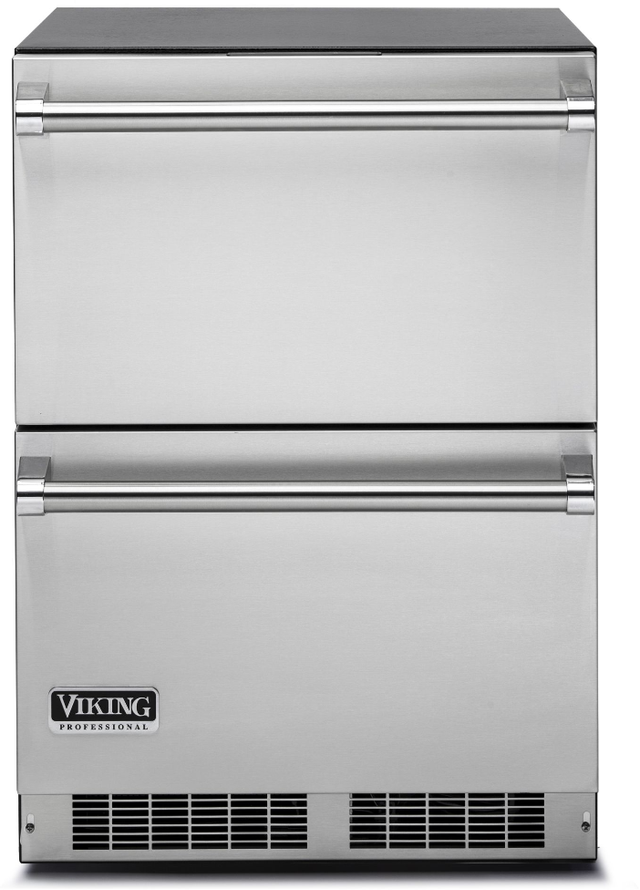 Viking® 5 Series 5.0 Cu. Ft. Stainless Steel Refrigerator Drawers-0