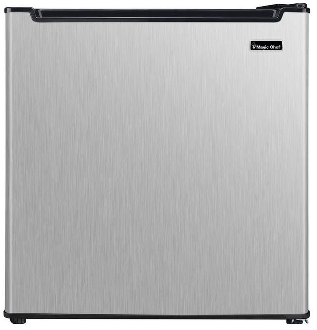Magic Chef® 1.7 Cu. Ft. Stainless Steel Compact Refrigerator 0