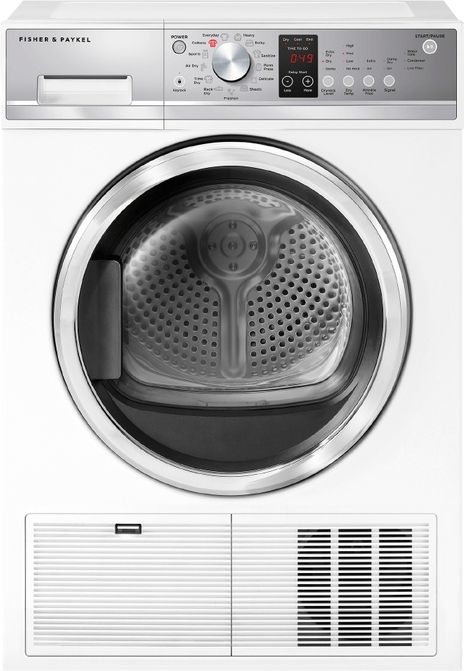 Fisher & Paykel Series 5 4.0 Cu. Ft. White Condensing Electric Dryer-0