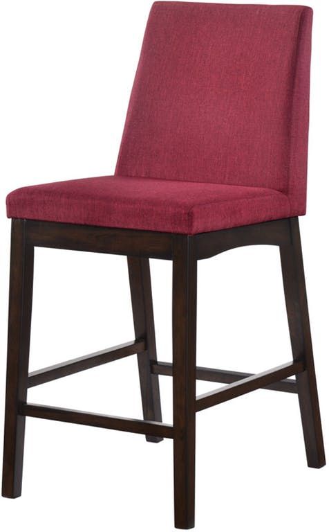 Elements International Piper Upholstered Counter Height Side Chair 3