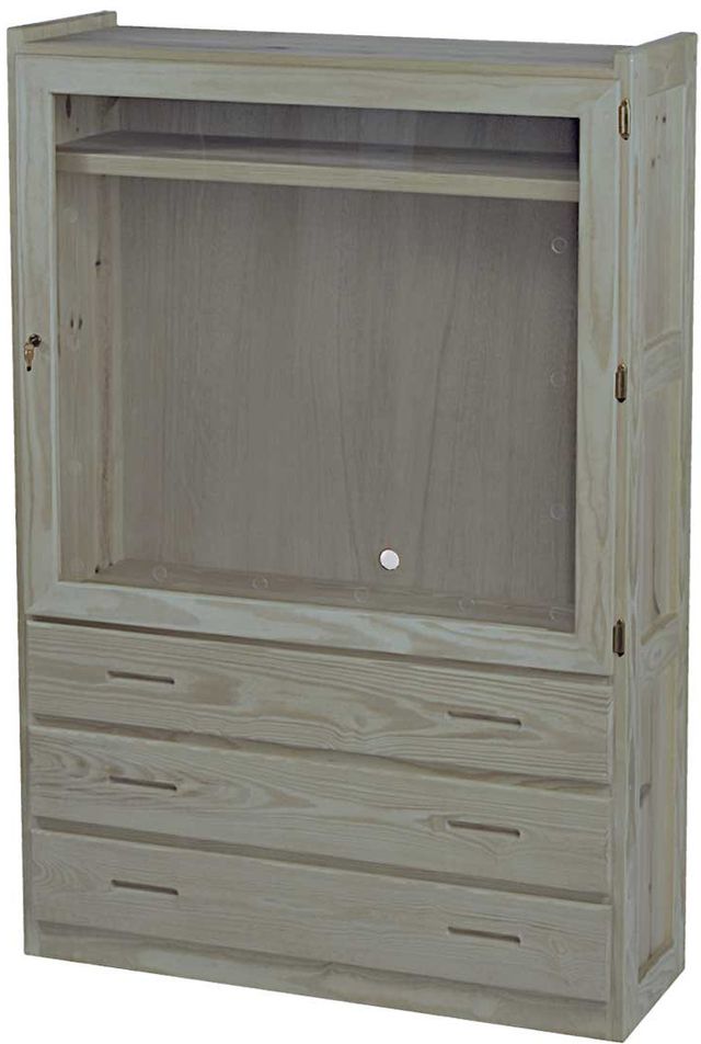 Crate Designs™ Classic TV Wall Unit with Locking Door 8