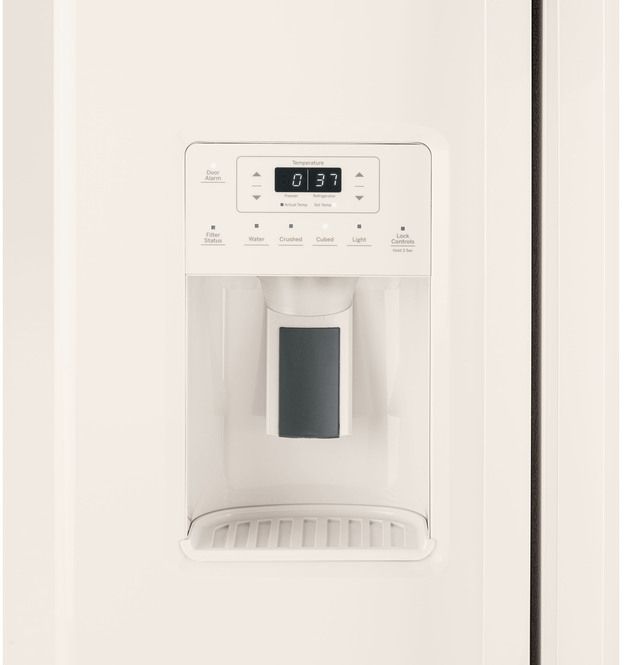 GE® 25.3 Cu. Ft. Bisque Side-by-Side Refrigerator 6