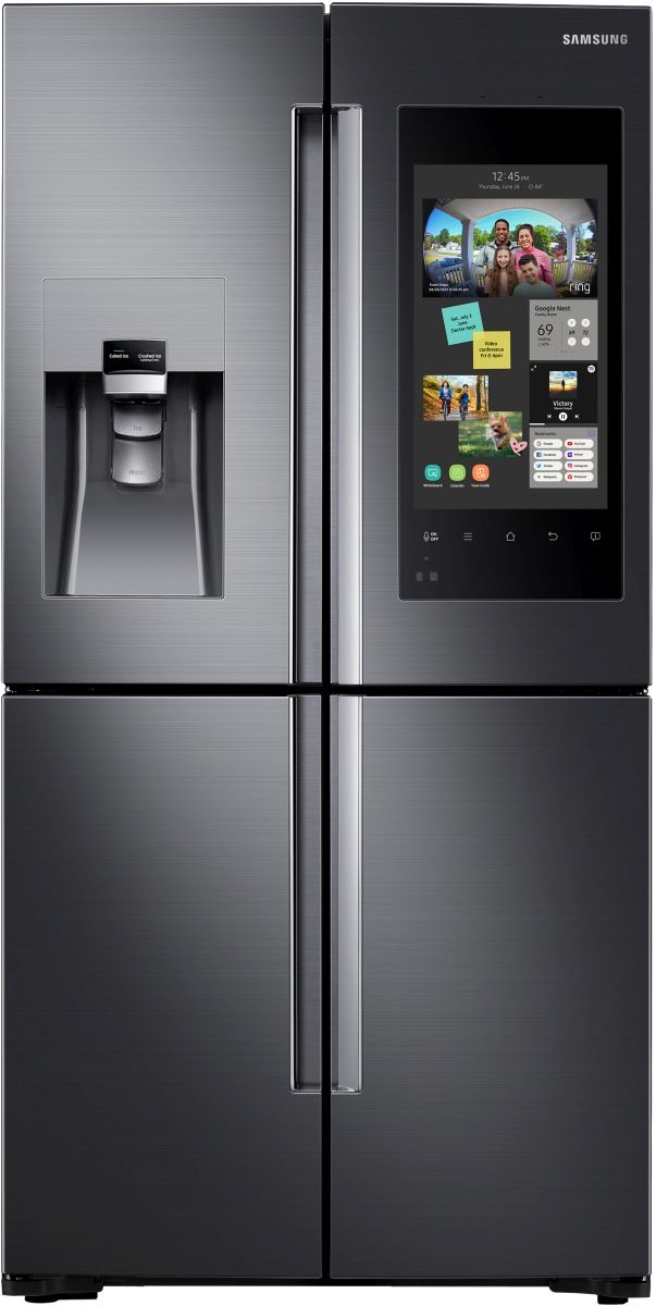 Samsung 22.0 Cu. Ft. 4-Door Refrigerator-Black Stainless Steel 0