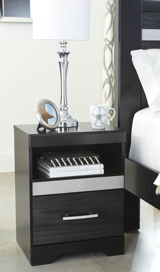 Signature Design by Ashley® Starberry Black Nightstand 2