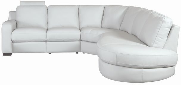 Palliser® Furniture Flex 3-Piece White Reclining Sectional 1