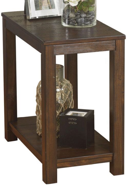 Signature Design by Ashley® Grinlyn Cherry Brown Chairside End Table 1