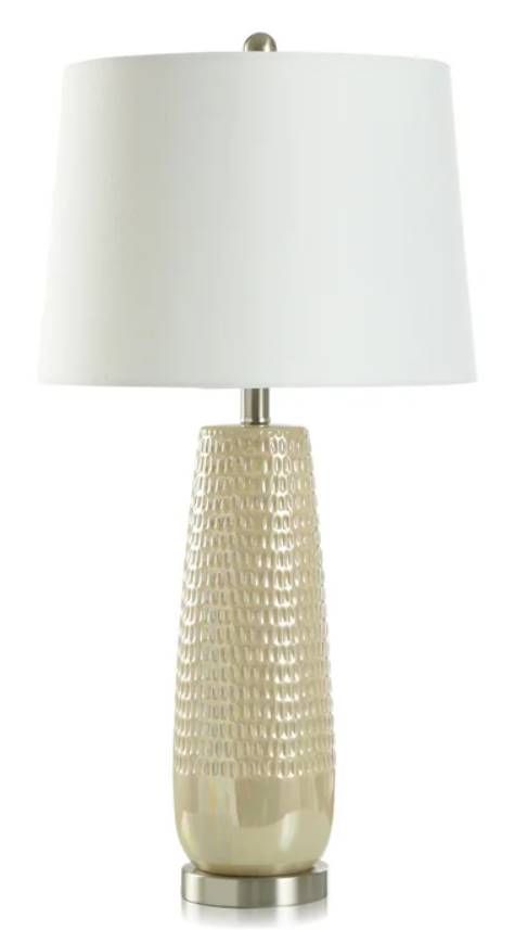 Stylecraft Starlite Creme/White Table Lamp | Fischer Furniture | Rapid ...