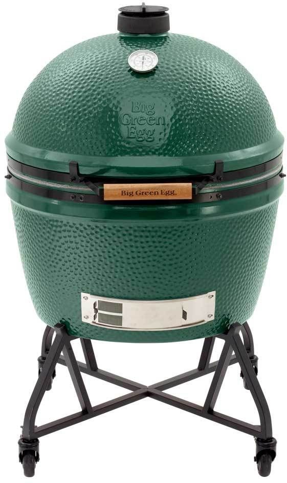 Big Green Egg® 29" Green Ceramic Freestanding Charcoal Grill 1