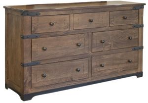 International Furniture Direct Parota Brown Dresser