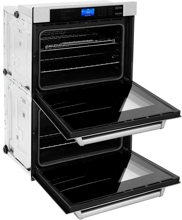 ZLINE 30" DuraSnow® Stainless Steel Double Electric Wall Oven  4