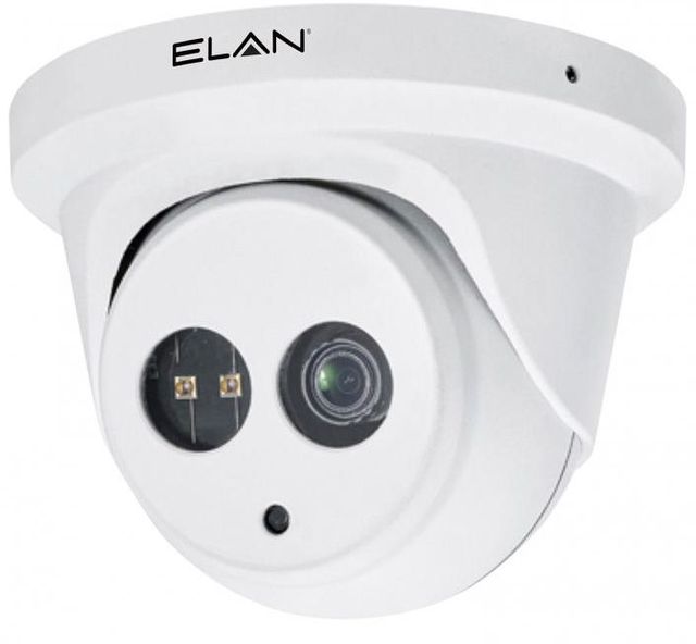ELAN® White Surveillance IP Motorized Autofocus 4MP Outdoor Turret Camera with IR