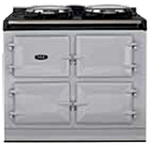 AGA 39" 3-Oven Total Control Electric Cooker-Pearl Ashes