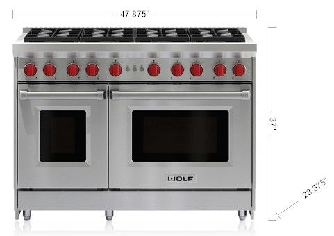Wolf® 48" Stainless Steel Pro Style Gas Range 4