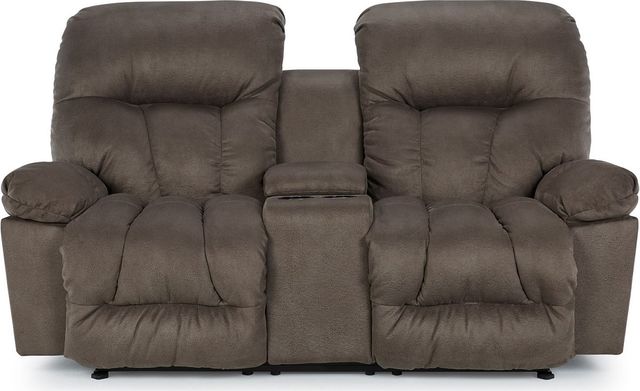 Best® Home Furnishings Retreat Power Reclining Space Saver® Loveseat with Console 1