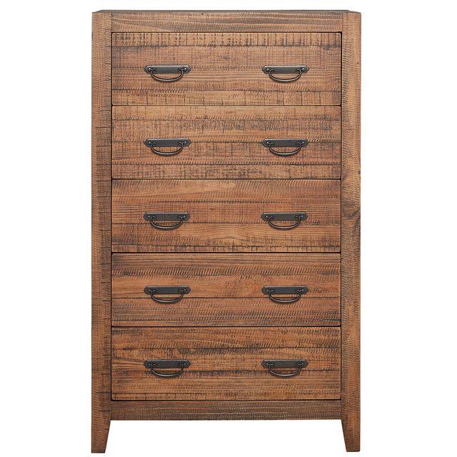 Palm Grove Rustic Brown Chest-0