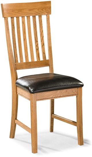Intercon Family Dining Chestnut Slat Back Side Chair