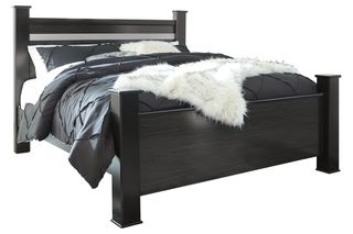 Signature Design by Ashley® Starberry Black Queen Poster Bed