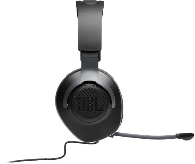 JBL Quantum 100 Black Wired Over-Ear Gaming Headphones with Mic 35