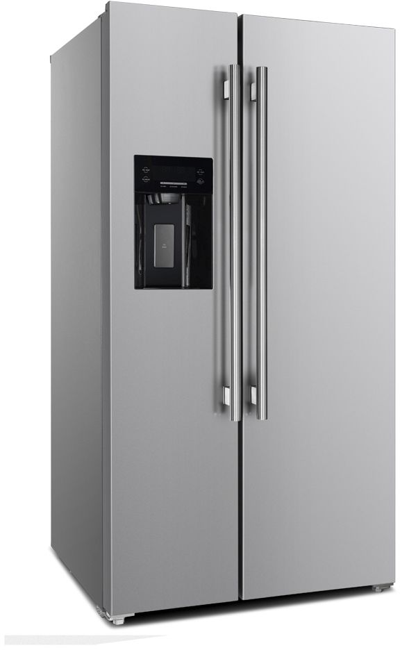 FORNO® 20.0 Cu. Ft. Stainless Steel Side-by-Side Refrigerator | Colder ...