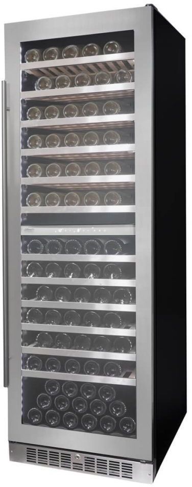 Silhouette® Bordeaux 14.0 Cu Ft. Stainless Steel Wine Cooler 3