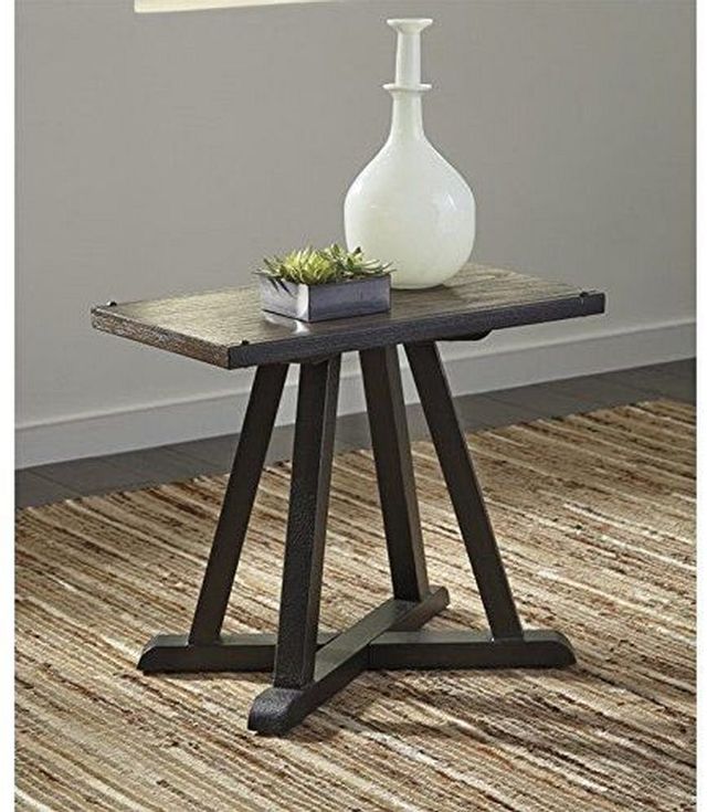 Signature Design by Ashley® Zenfield Medium Brown Chair Side End Table 1