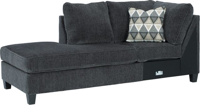 Signature Design by Ashley® Abinger 2-Piece Smoke Sectional with Chaise 4