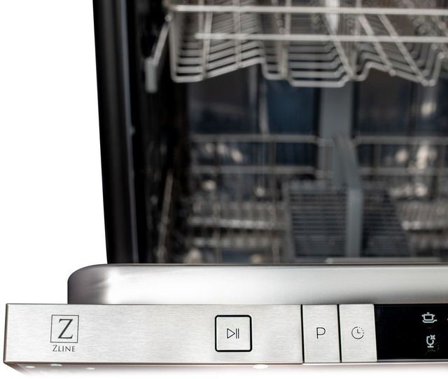 ZLINE 24" White Matte Built In Dishwasher 2