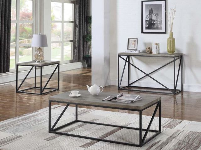Coaster® Sonoma Grey Rectangular Coffee Table-2