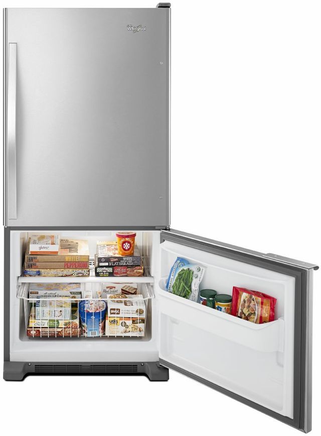 Whirlpool® Gold® 18.7 Cu. Ft. Stainless Steel Bottom Freezer Refrigerator 6
