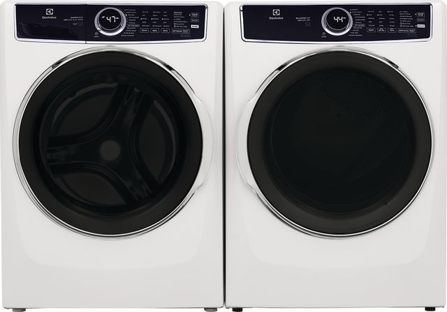 Electrolux Front Load Laundry Pair with a 4.5 Cu. Ft. Capacity Washer and a 8 Cu. Ft. Capacity Dryer - INCLUDES 2 PEDESTALS