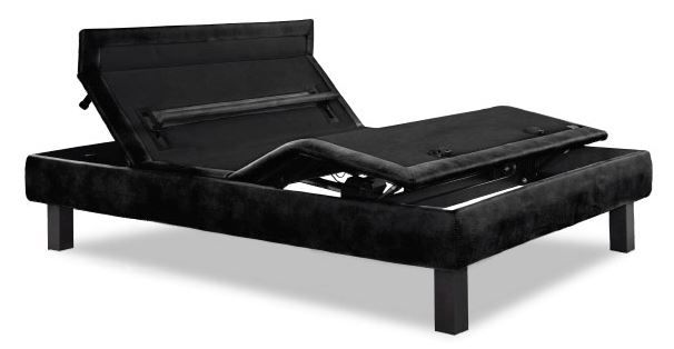 Coaster Negan Queen Adjustable Bed Base Grey and Black