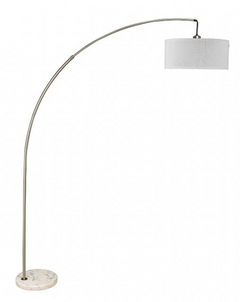 Furniture of America® Jess Brushed Steel Arch Lamp