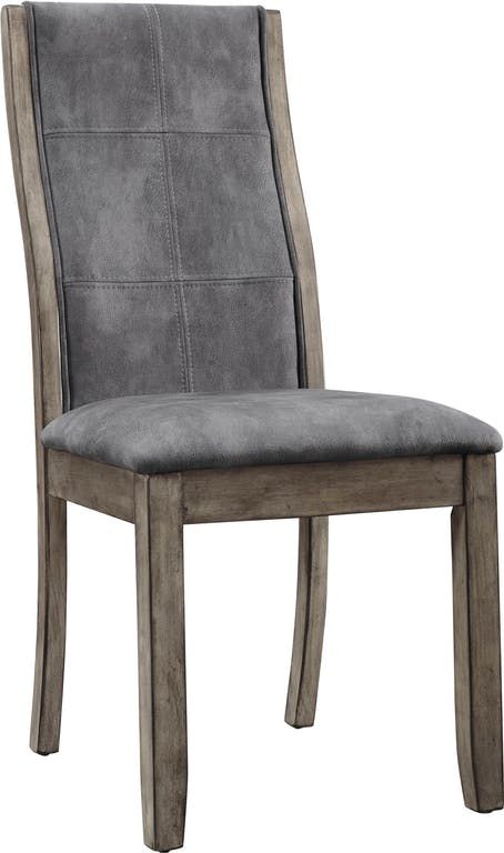 Elements International Destin Gray Side Chair-1
