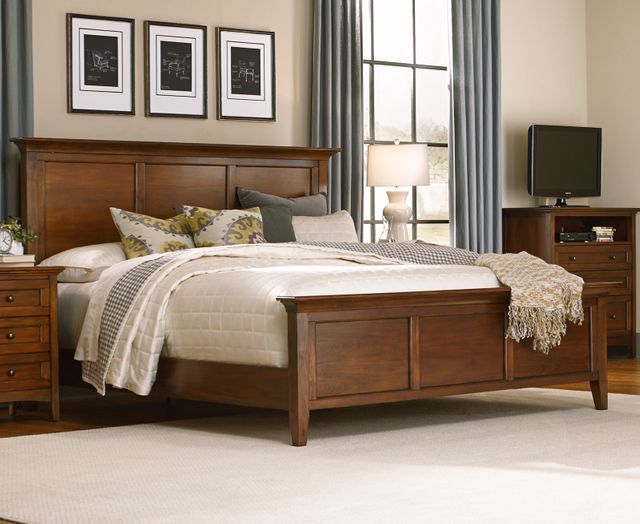 A-America® Westlake Cherry Brown Queen Panel Bed