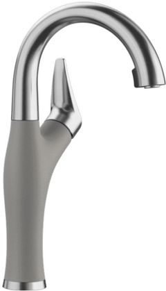 Blanco® Artona Bar Stainless Finish/Metallic Gray 2.2 GPM Sink Faucet