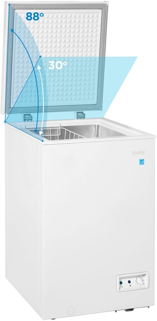 Danby® 3.5 Cu. Ft. White Chest Freezer-3