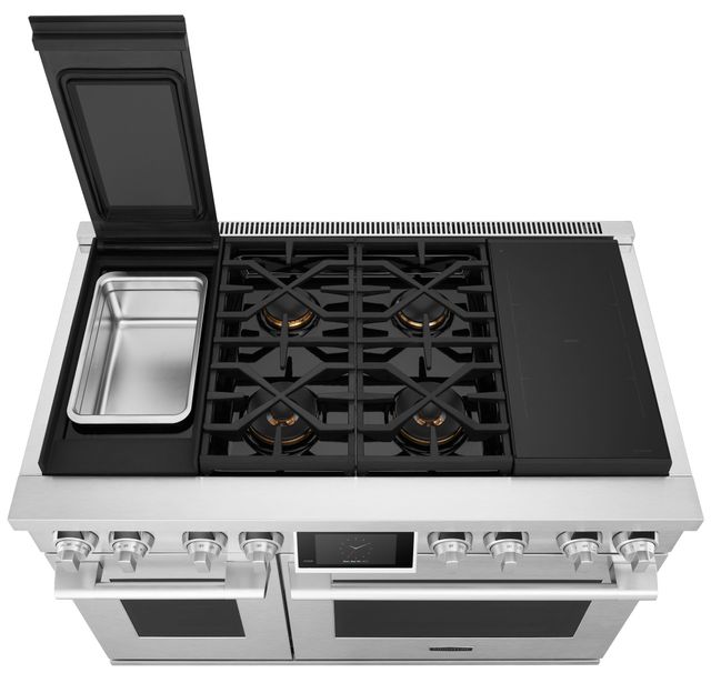 Signature Kitchen Suite 48" Stainless Steel Pro Style Dual Fuel Range 3