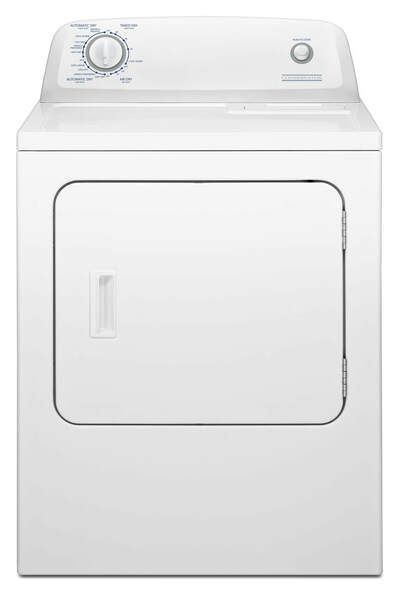 Crosley® Conservator® 6.5 Cu. Ft. White Front Load Gas Dryer