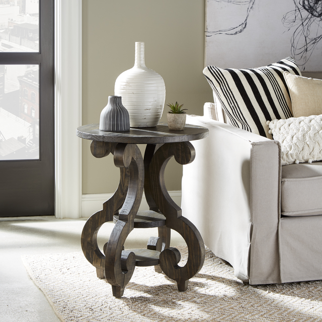 Magnussen® Home Bellamy Round Accent Table-1