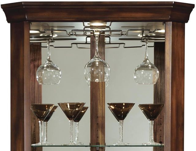 Howard Miller® Piedmont Rustic Cherry Wine & Bar Cabinet 1