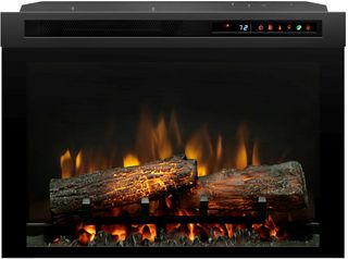 Dimplex® Multi-Fire XHD™ Black 26" Plug-in Electric Firebox With Realogs®